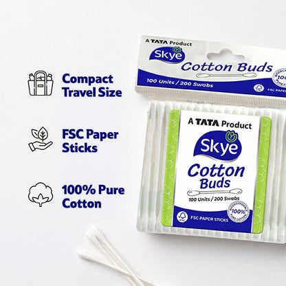 Skye Cotton Buds, 100 Pcs