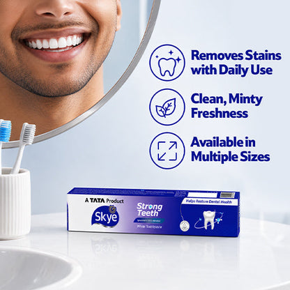 Skye Strong Teeth White Toothpaste, 100 g