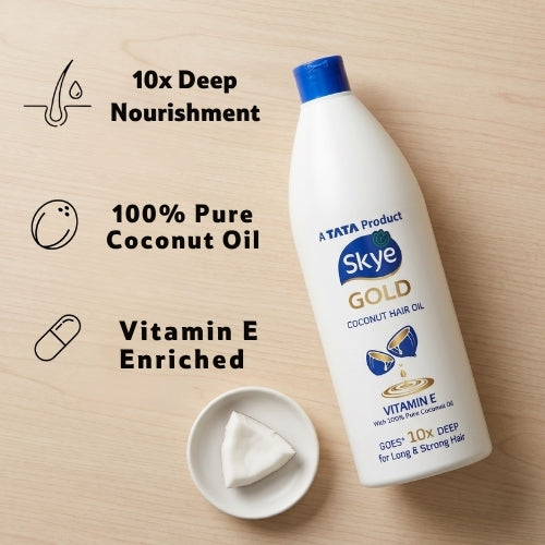 Skye Gold Coconut Hair Oil, 200 ml