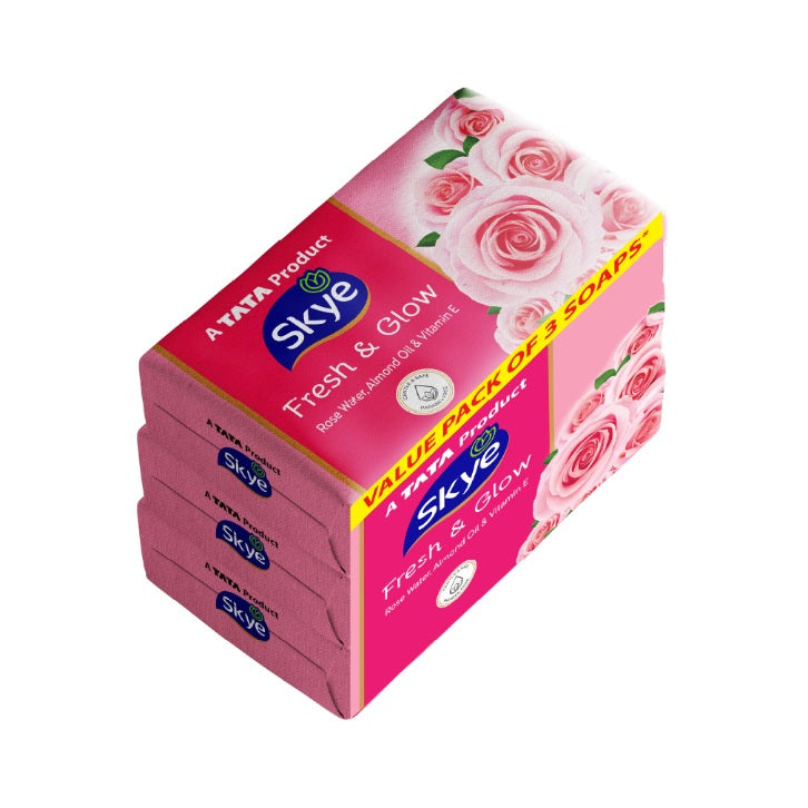 Skye Fresh & Glow Soap, Pack of 3 x 150 g