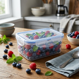 Smartle 4 Side Lock Container Rectangle 460 Ml 1 pc