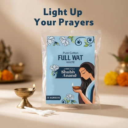 Shubh Anand Full Watt White, 75 Pcs