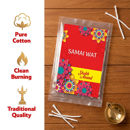 Shubh Anand Samai Watt Yellow, 100 Pcs