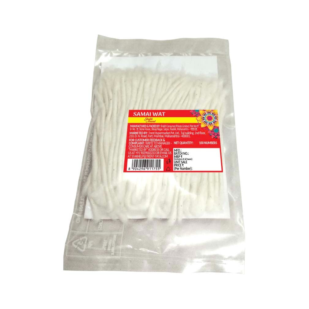Shubh Anand Samai Watt Yellow, 100 Pcs