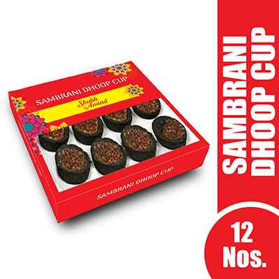 Shubh Anand Sambrani Dhoop Cups 12 Pcs
