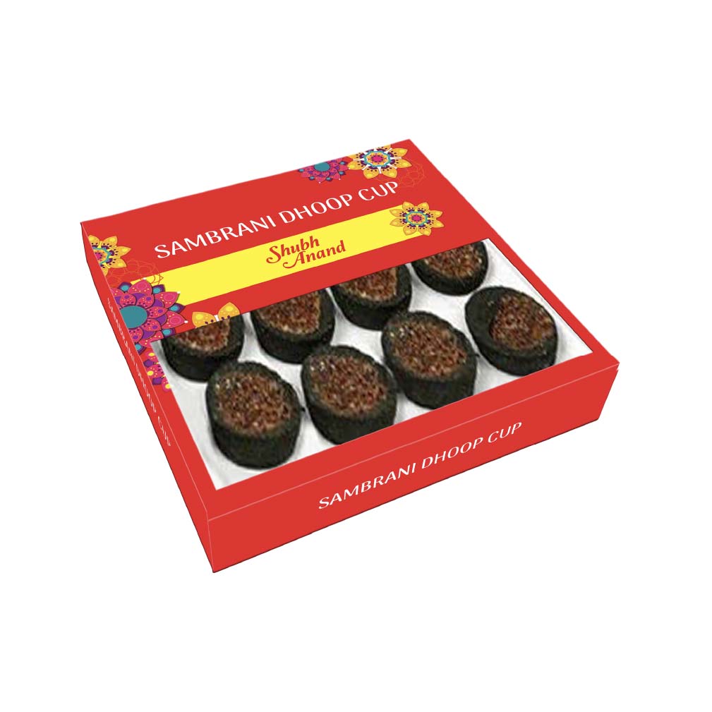 Shubh Anand Sambrani Dhoop Cups, 12 Pcs