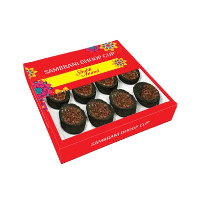Shubh Anand Sambrani Dhoop Cups, 12 Pcs