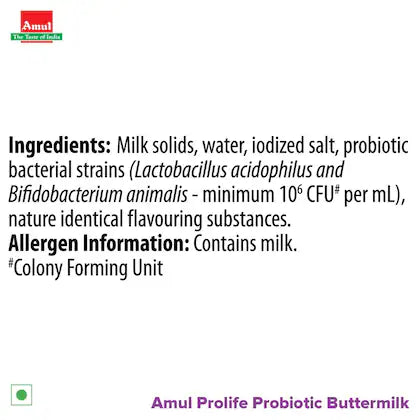 Amul Probiotic Buttermilk Pet 500 ml