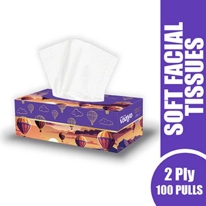 Vaayo Seasonal Face Tissue 2 Ply 100 pulls