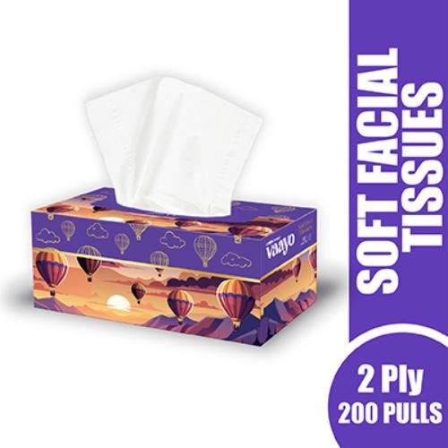 Vaayo Seasonal Face Tissue 2 Ply 200 pulls