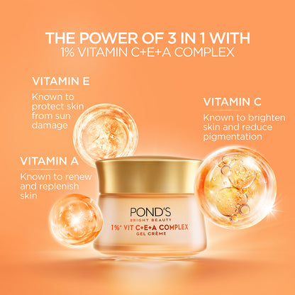 Ponds Bright Beauty Vitamin C Gel CrÃ¨me 50 gm