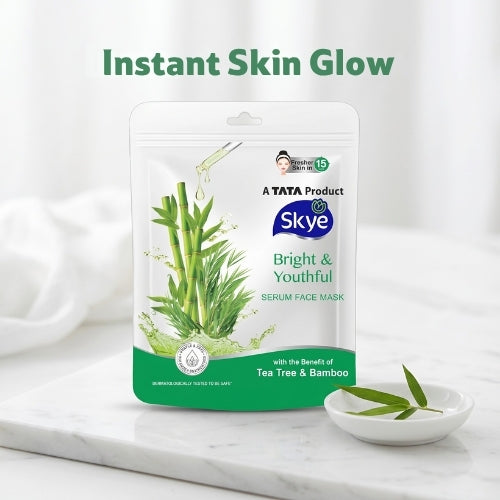 Skye Bright & Youthful Face Serum Mask, Pack of 1