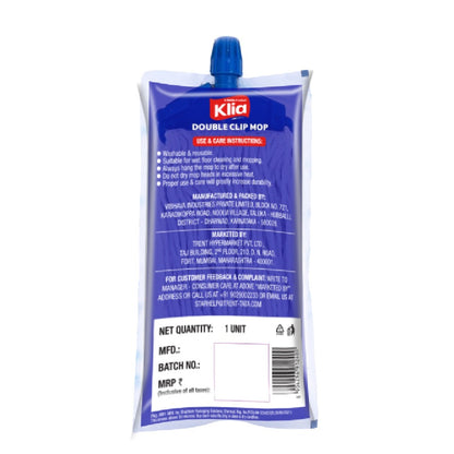 Klia Double Clip Mop, 1 Pc