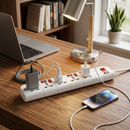 Smartle 6 Socket Power Strip 1 pc