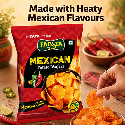Fabsta Potato Wafers Mexican Chilli 135 g