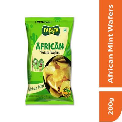 Fabsta Potato Wafers African Mint 135 gm
