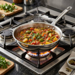 Smartle Steel Triply Frypan 24 Cm 1 pc