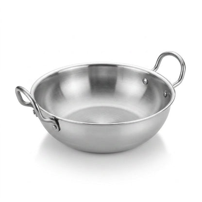 Smartle Steel Triply Kadhai 24 Cm Without Lid 1 pc