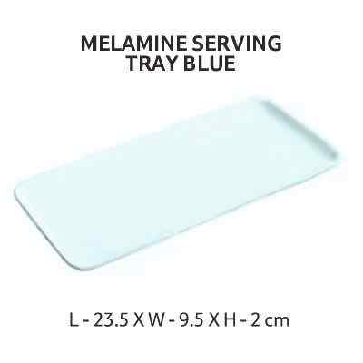 Smartle Melamine Serving Tray Blue 1 pc