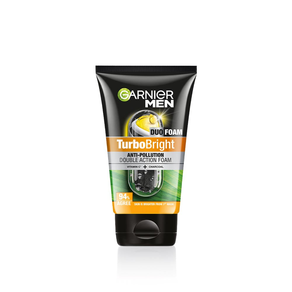 Garnier Men Turbo Bright Duo Men Face Wash 150 gm