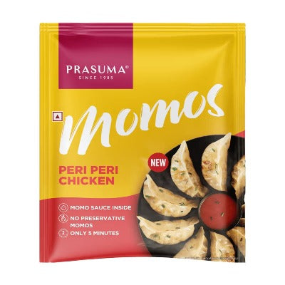 Prasuma Periperi Chicken Momos 250 Gm
