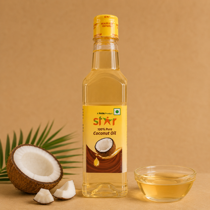 Star Coconut Cooking Oil (Bottle) 455 ml