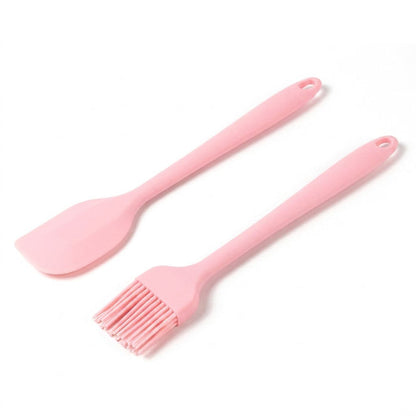 Smartle Silicon Spatula & Brush Pink 1 pc