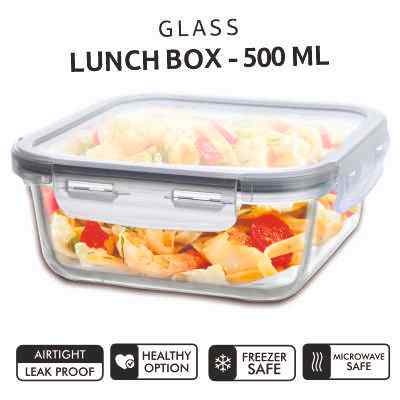 Smartle Keep Fresh Borosilicate Container Round 500 Ml 1 Pc