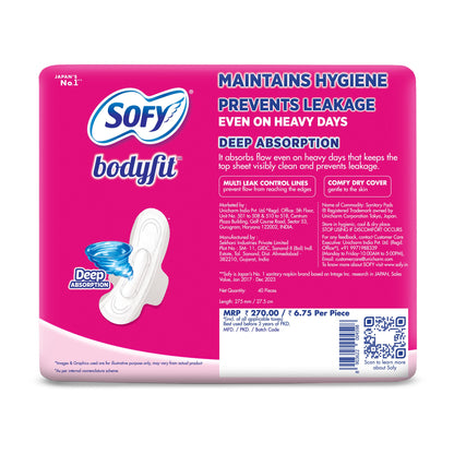 Sofy Body Fit Xl Sanitary Pads 40 pcs