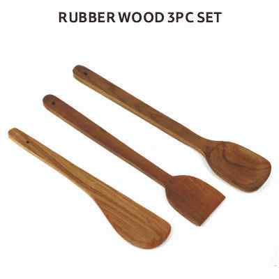 Smartle Rubberwood Spatula set of 3