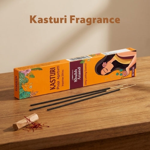 Shubh Anand Kasturi Agarbatti, 80 Pcs