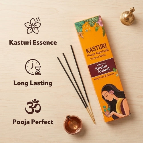 Shubh Anand Kasturi Agarbatti, 80 Pcs