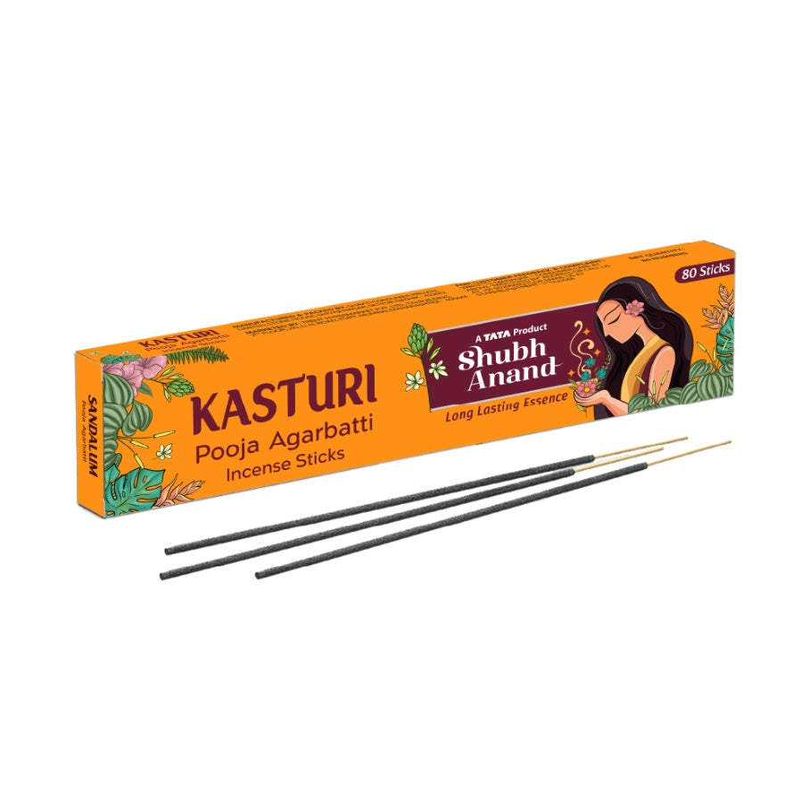 Shubh Anand Kasturi Agarbatti, 80 Pcs