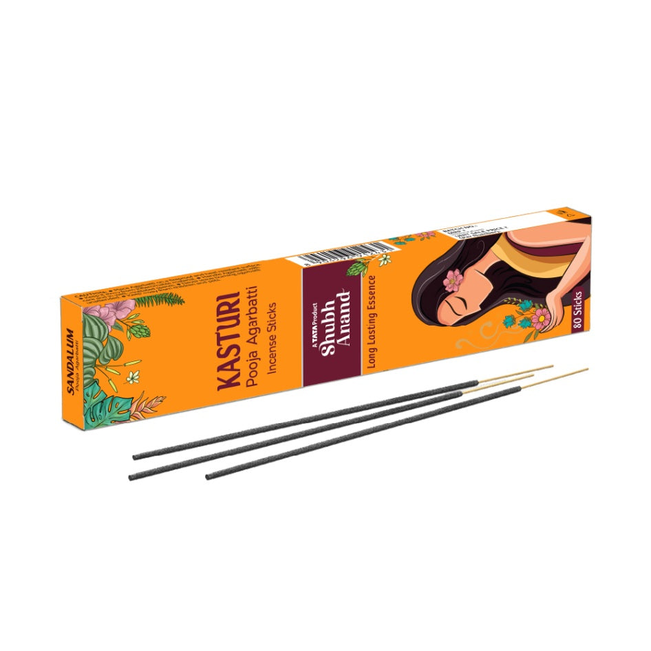 Shubh Anand Kasturi Agarbatti, 80 Pcs