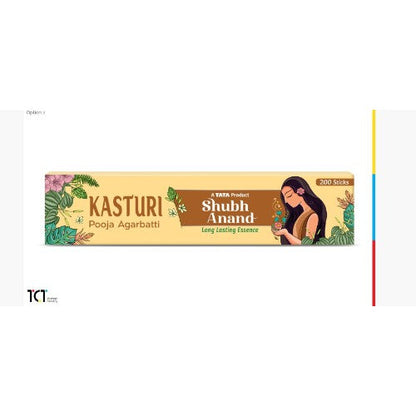 Shubh Anand Kasturi Agarbatti 80 pcs