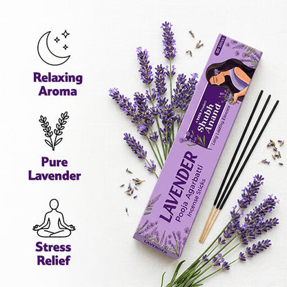 Shubh Anand Lavender Agarbatti, 80 Pcs