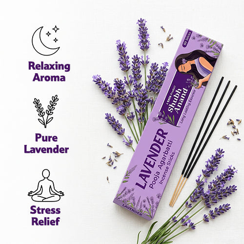 Shubh Anand Lavender Agarbatti, 80 Pcs