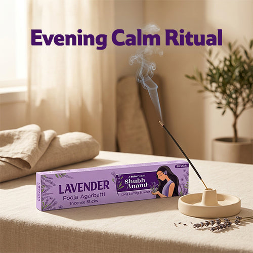 Shubh Anand Lavender Agarbatti, 80 Pcs