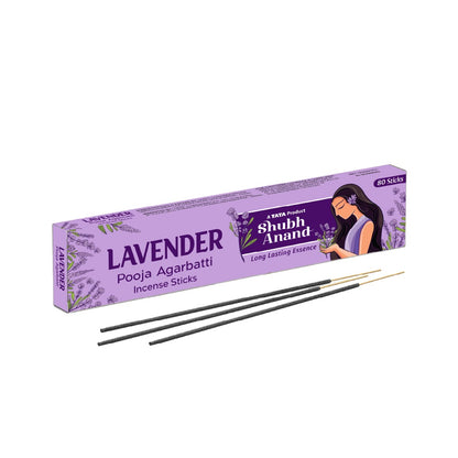 Shubh Anand Lavender Agarbatti, 80 Pcs