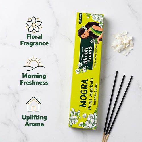 Shubh Anand Mogra Agarbatti, 80 Pcs