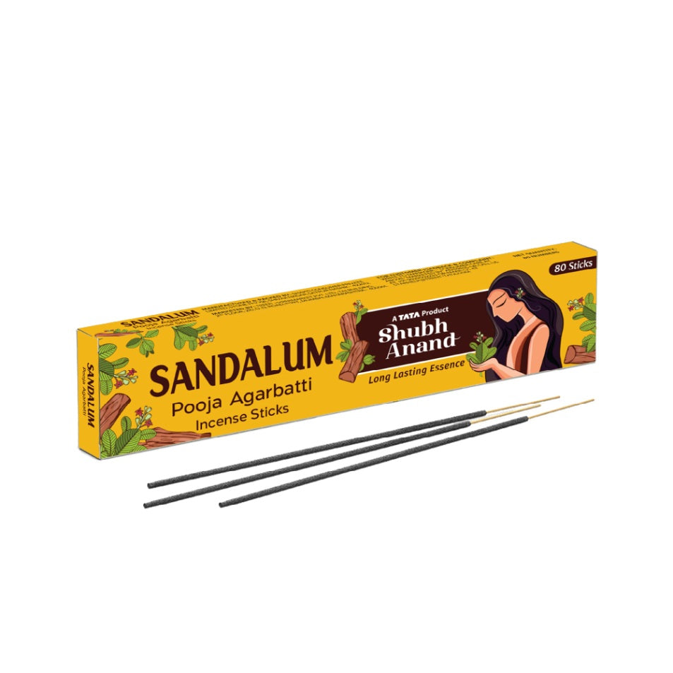 Shubh Anand Sandalwood Agarbatti, 80 Pcs
