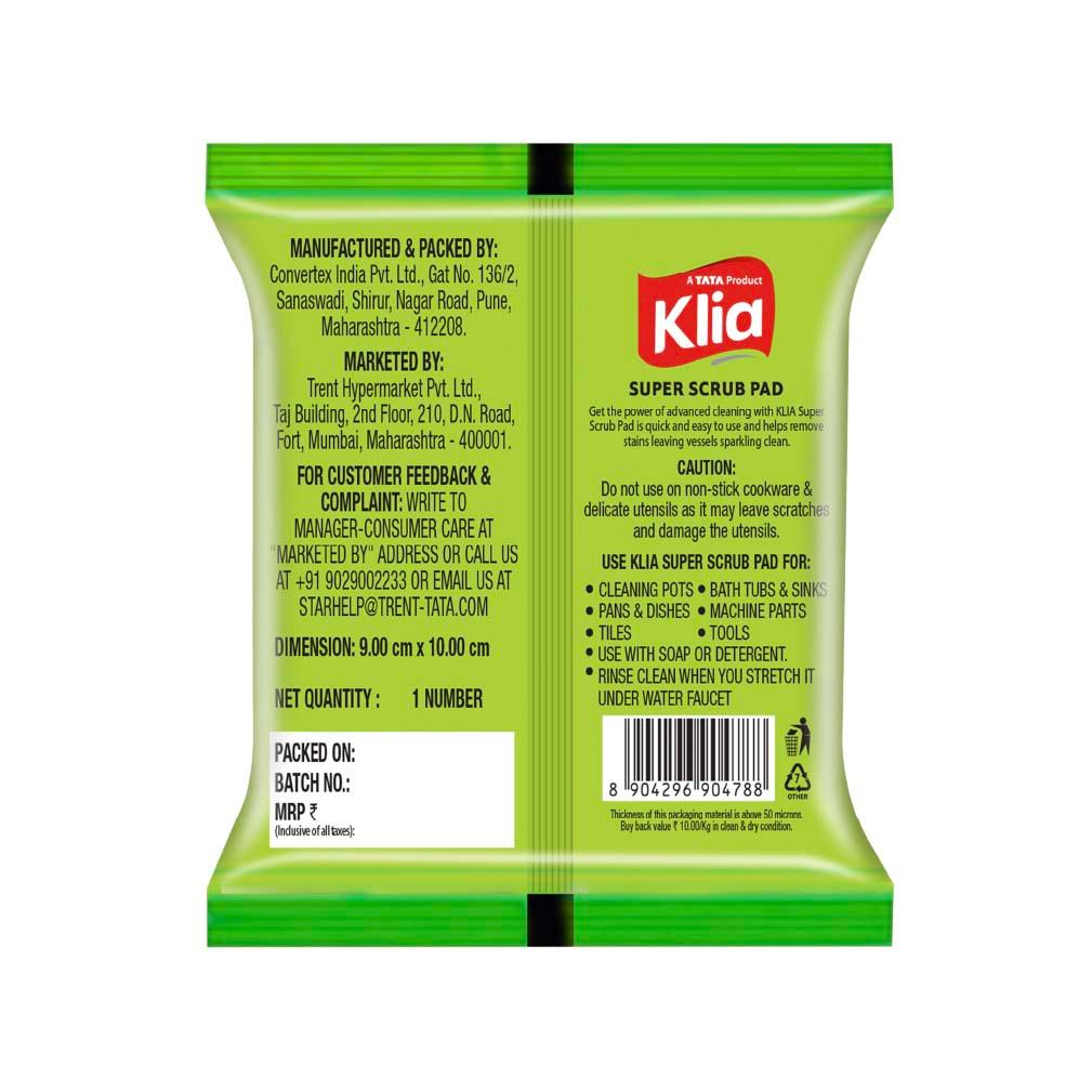 Klia Super Scrub Pad 1 pc