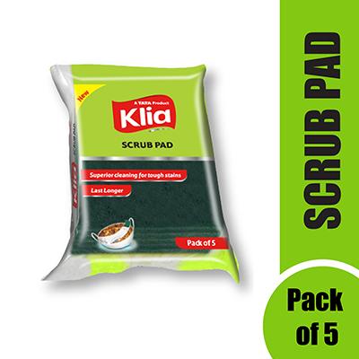 Klia Nylon Scrub Pad pack of 5