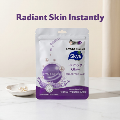 Skye Plump & Glow Face Serum Mask, Pack of 1