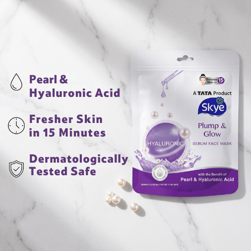 Skye Plump & Glow Face Serum Mask, Pack of 1
