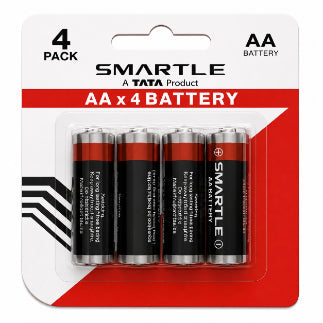 Smartle AA Batteries Carbon Zinc pack of 4