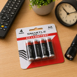 Smartle AA Batteries Carbon Zinc pack of 4