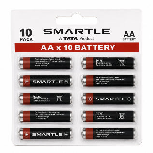 Smartle AA Batteries Carbon Zinc pack of 10