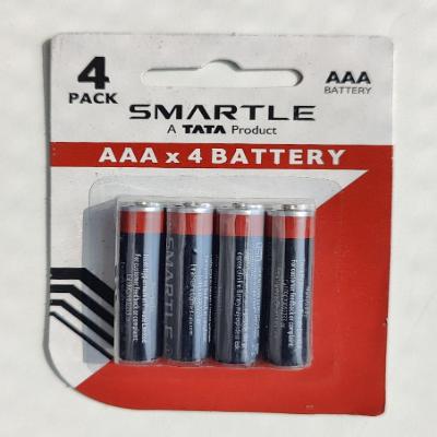 Smartle AAA Batteries Carbon Zinc pack of 4