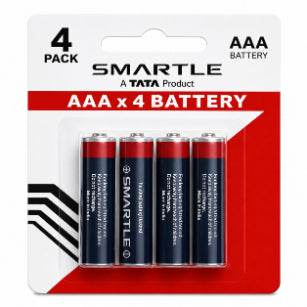 Smartle AAA Batteries Carbon Zinc pack of 4